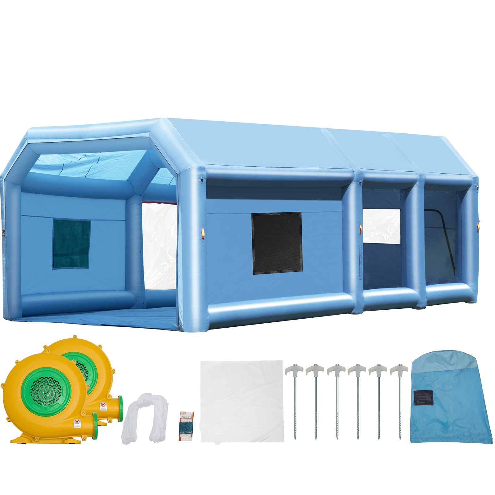 Inflatable Paint Booth For Cars And Trucks With Air Filter System_voghion.com
